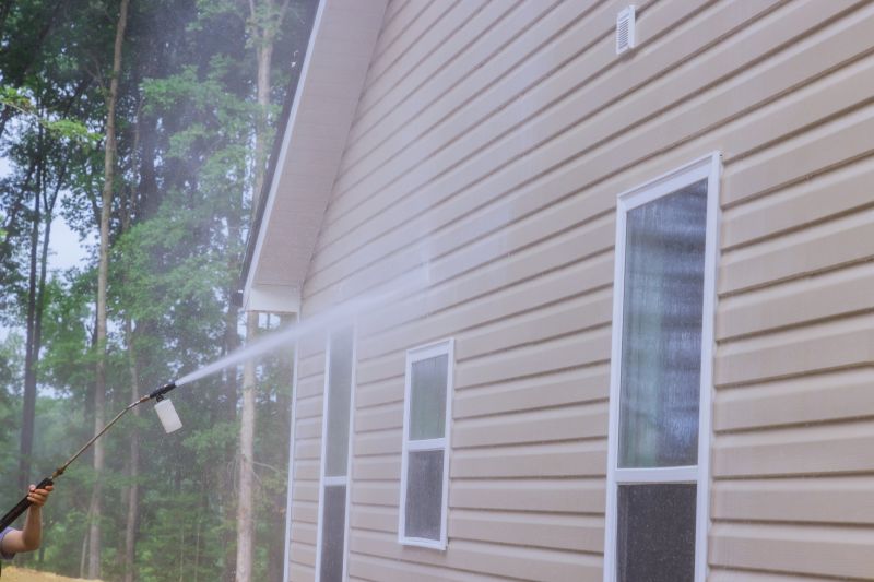 Building Exterior Power Washing
